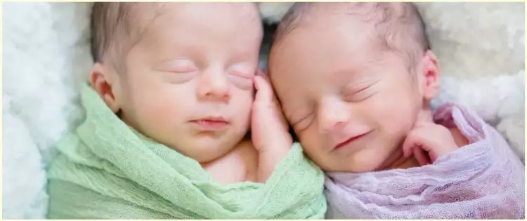 Lahir saat wabah corona, bayi kembar ini diberi nama unik