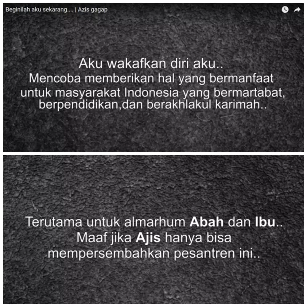 Aktivitas Azis Gagap usai pamit © 2020 brilio.net