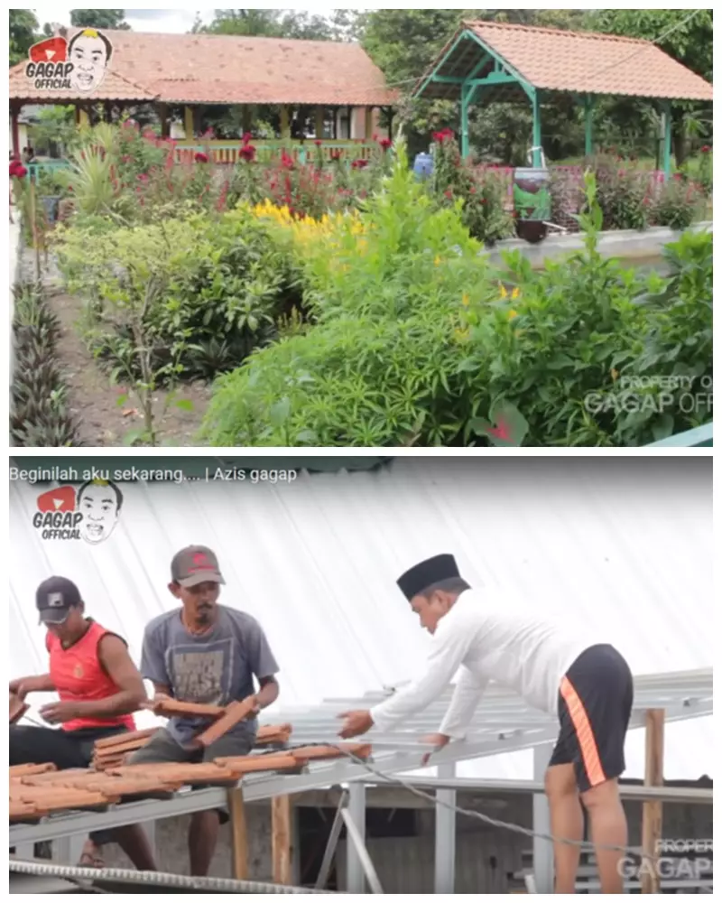 Aktivitas Azis Gagap usai pamit © 2020 brilio.net