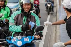Ojek online dilarang angkut penumpang saat PSBB