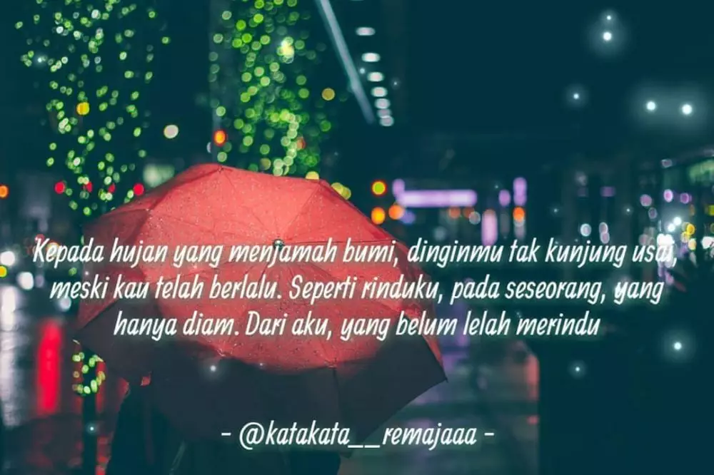 kata mutiara hujan © 2021 brilio.net