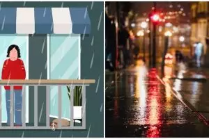 150 Kata-kata mutiara hujan di malam hari estetik, maknanya dalam bikin suasana makin syahdu