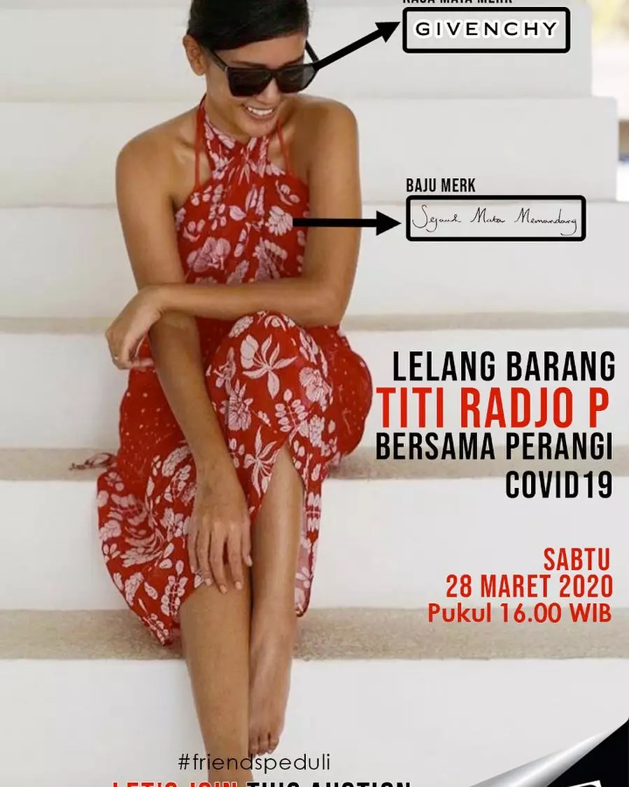 seleb lelang barang untuk donasi corona instagram seleb lelang barang untuk donasi corona instagram