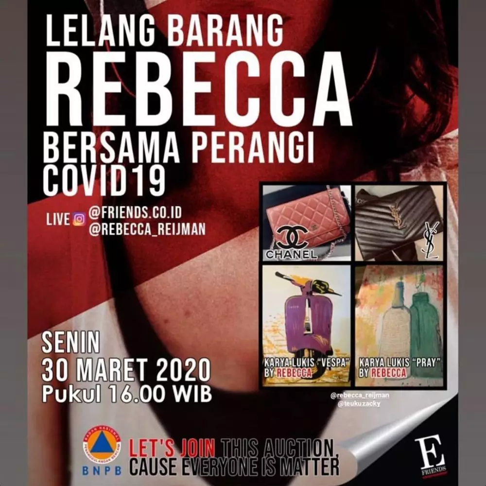 seleb lelang barang untuk donasi corona instagram seleb lelang barang untuk donasi corona instagram