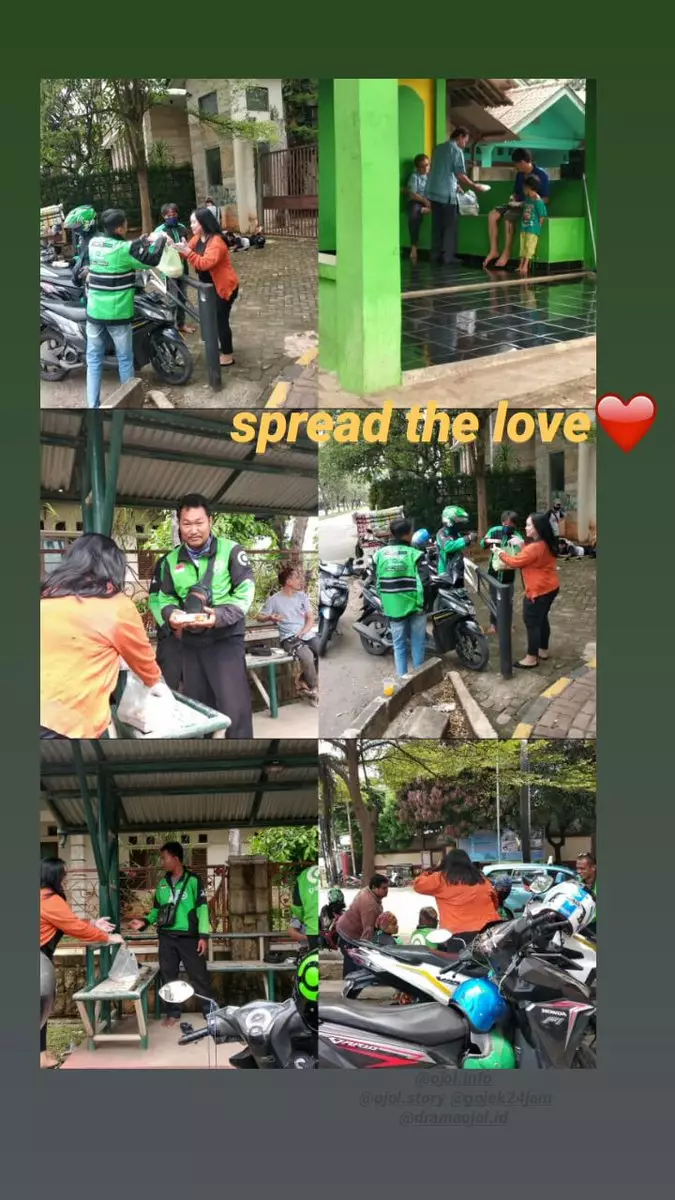 kisah orang bagikan makanan gratis berbagai sumber