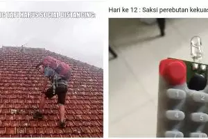 10 Meme lucu akibat kelamaan di rumah ini bikin susah nahan tawa