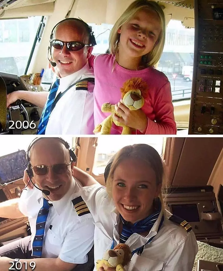 Potret transformasi 10 ayah dan anak Berbagai sumber Potret transformasi 10 ayah dan anak Berbagai sumber