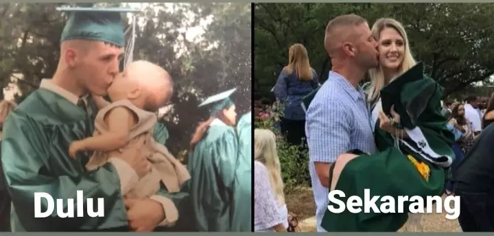 Potret transformasi 10 ayah dan anak Berbagai sumber Potret transformasi 10 ayah dan anak Berbagai sumber