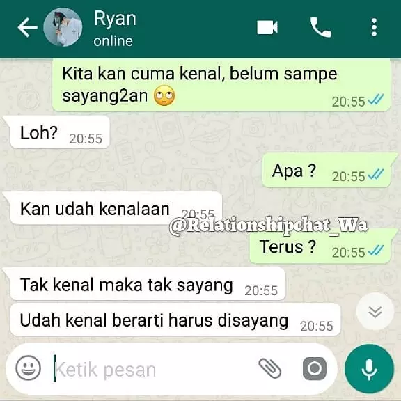 chat WA cara ngeles ke gebetan © 2020 instagram.com chat WA cara ngeles ke gebetan © 2020 instagram.com