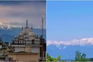 10 Penampakan puncak Himalaya saat India lockdown, tampak dari 230 km