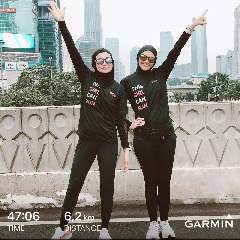 Soraya Larasati saat olahraga © 2020 Instagram/@sorayalarasat1