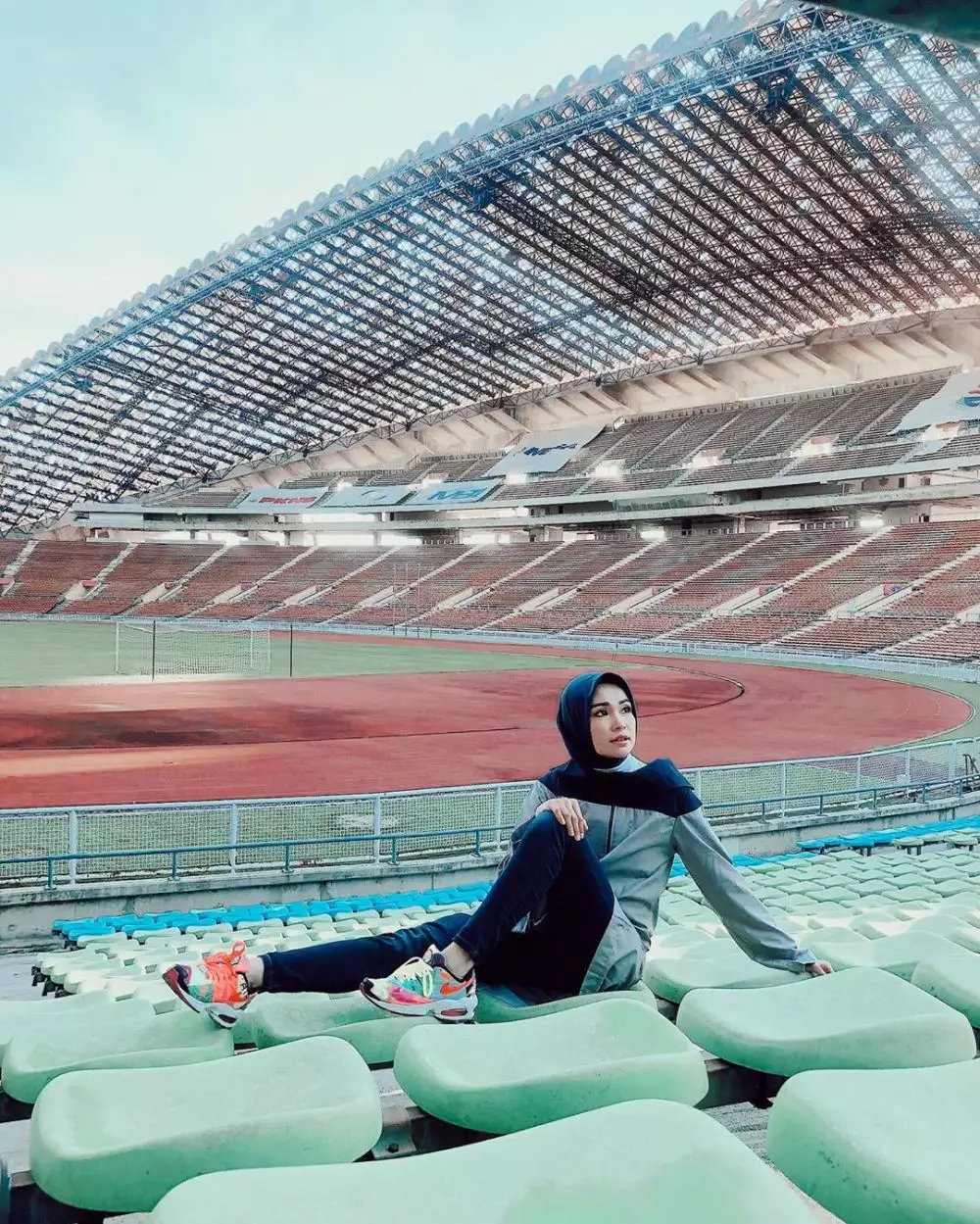 Soraya Larasati saat olahraga © 2020 Instagram/@sorayalarasat1