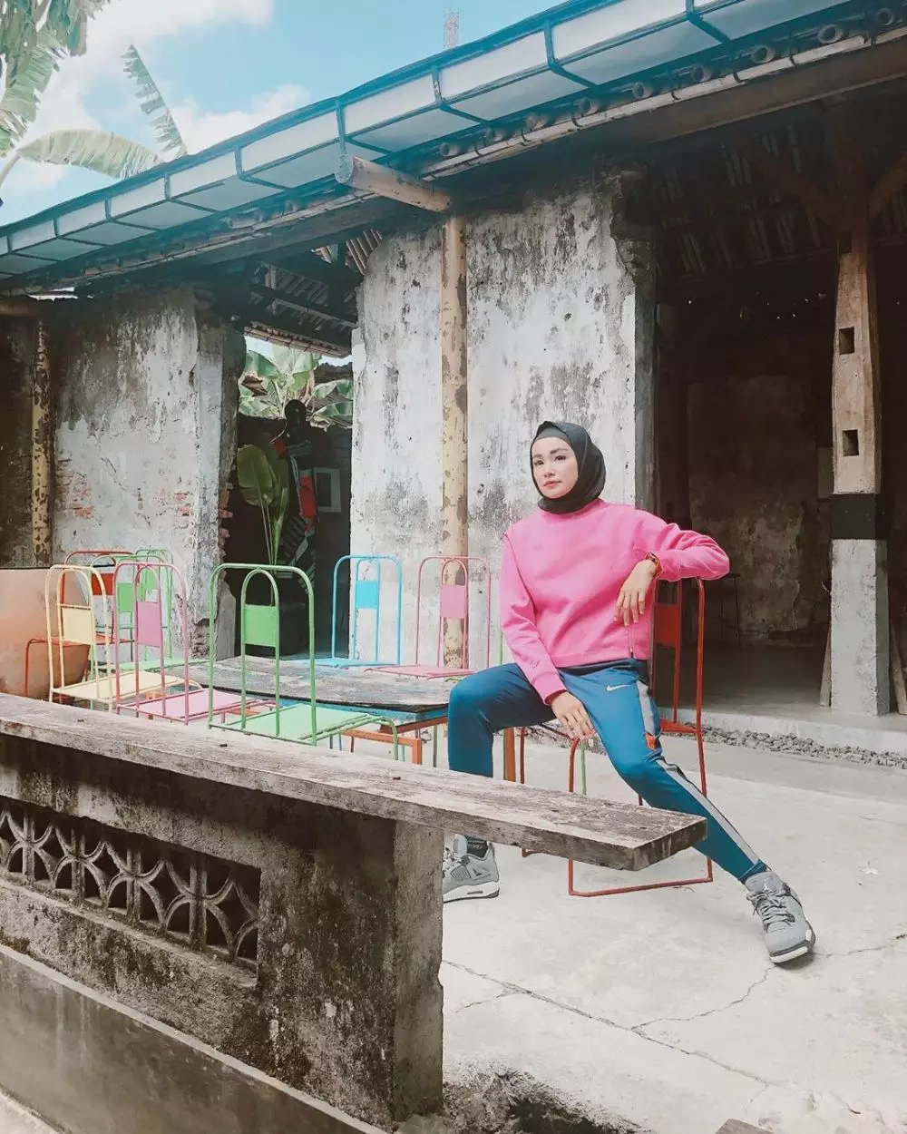 Soraya Larasati saat olahraga © 2020 Instagram/@sorayalarasat1