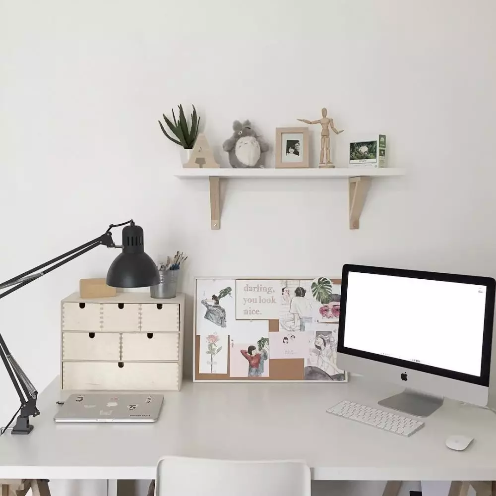 Transformasi ruang kerja Naela Ali © 2020 brilio.net