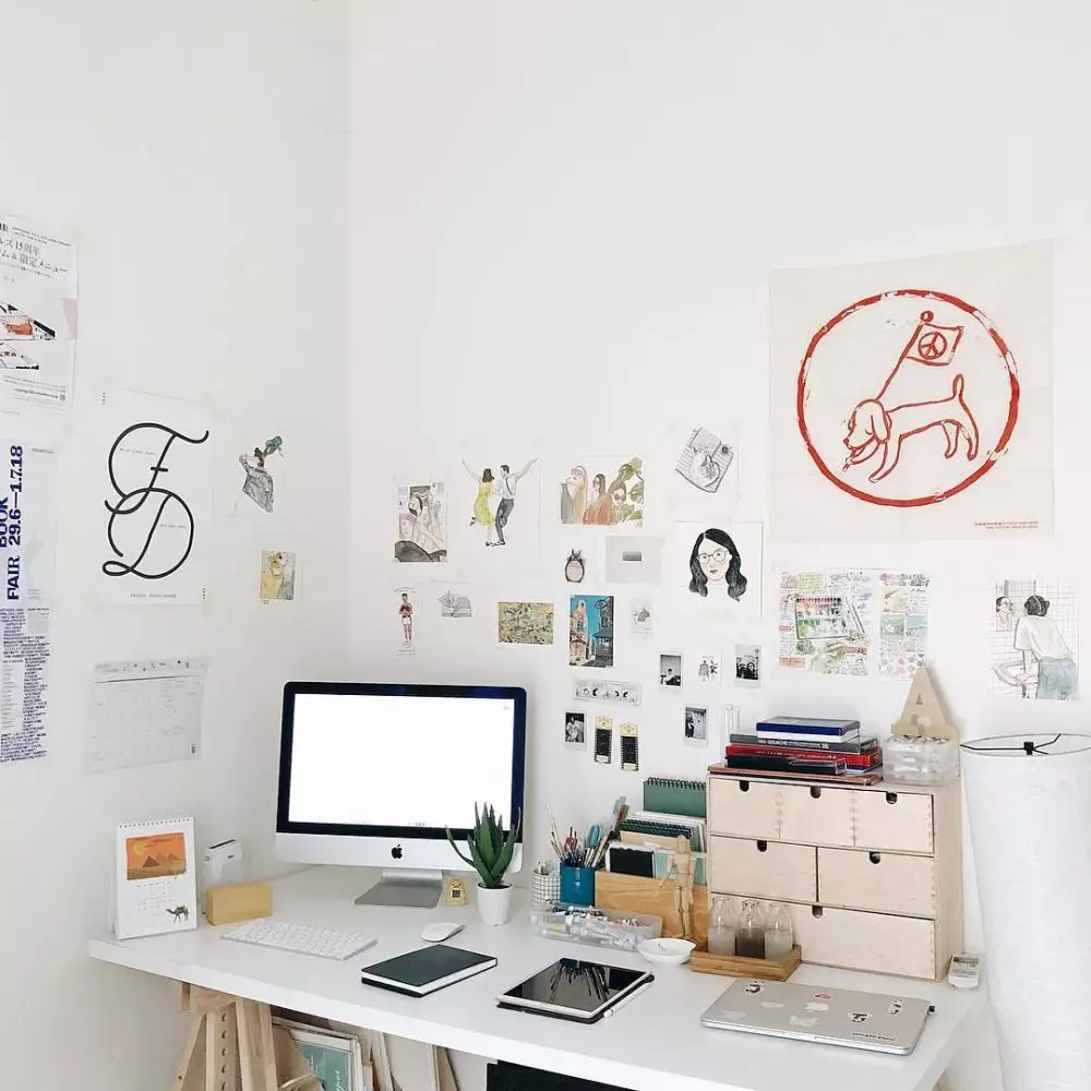 Transformasi ruang kerja Naela Ali © 2020 brilio.net