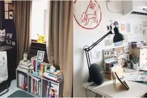 7 Potret transformasi ruang kerja ilustrator Naela Ali, bisa ditiru