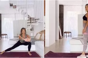 Tetap sehat saat di rumah saja, ini 7 tips workout Jennifer Bachdim