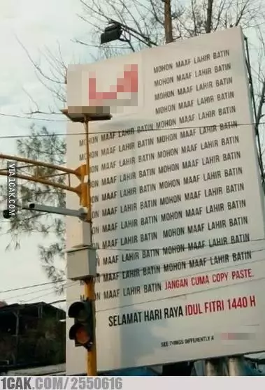 Tulisan di 16 baliho ini kreatifnya bikin dahi berkerut Berbagai sumber Tulisan di 16 baliho ini kreatifnya bikin dahi berkerut Berbagai sumber