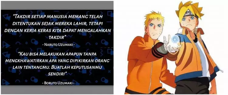 40 Kata-kata motivasi Naruto dan Boruto, bikin semangat raih mimpi