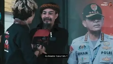 Momen Limbad dicegat polisi © 2020 brilio.net