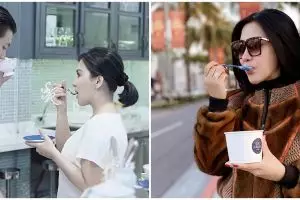 Cicipi dalgona coffee Syahrini, ini komentar Reino Barack