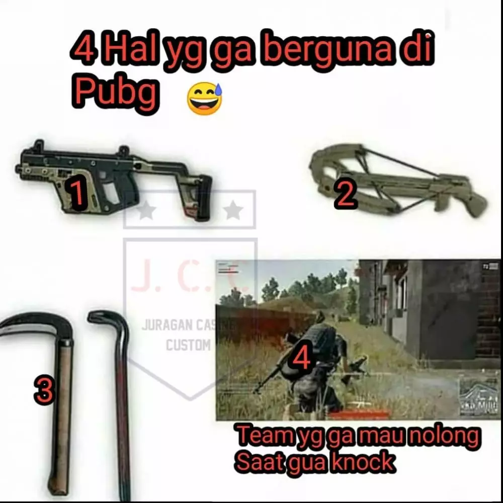 10 Meme lucu PUBG Mobile berbagai sumber