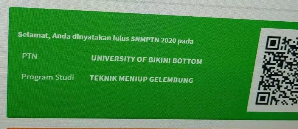 cuitan lucu hasil SNMPTN 2020 berbagai sumber cuitan lucu hasil SNMPTN 2020 berbagai sumber