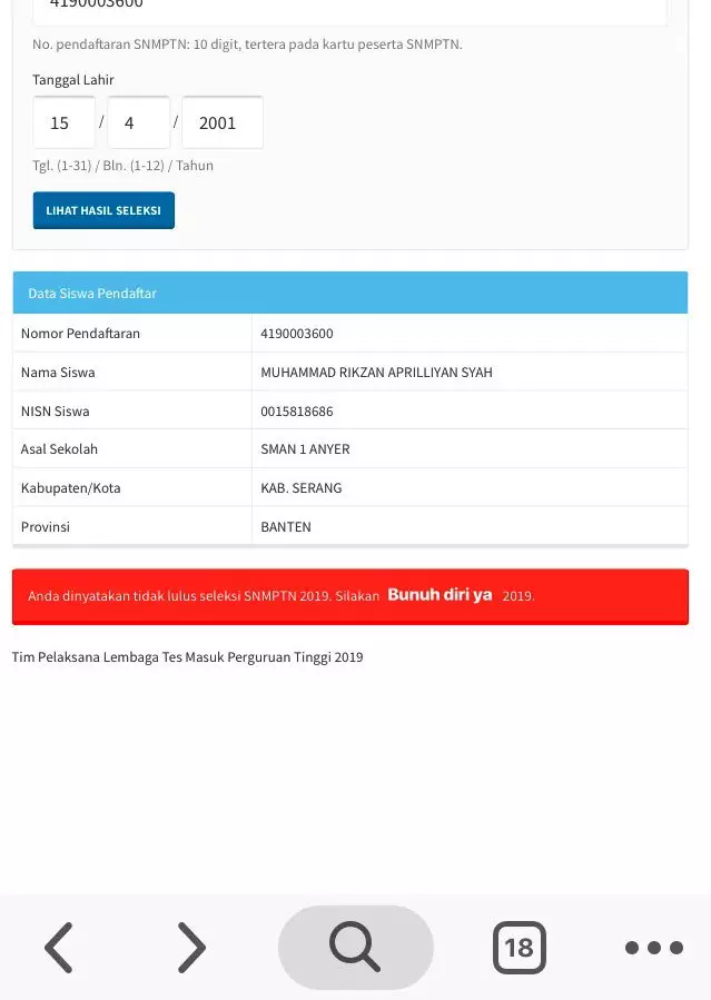 cuitan lucu hasil SNMPTN 2020 berbagai sumber cuitan lucu hasil SNMPTN 2020 berbagai sumber