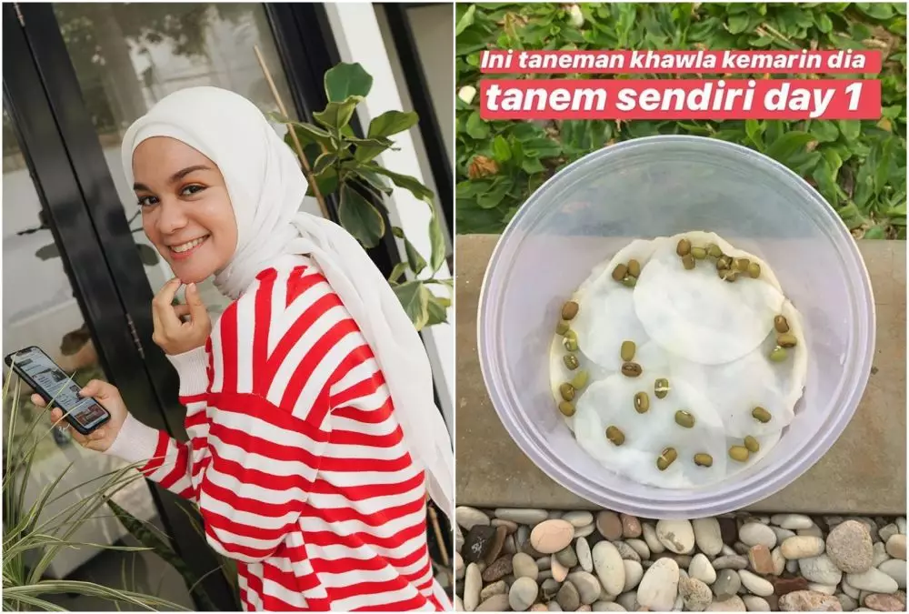 Seleb berkebun © 2020 brilio.net