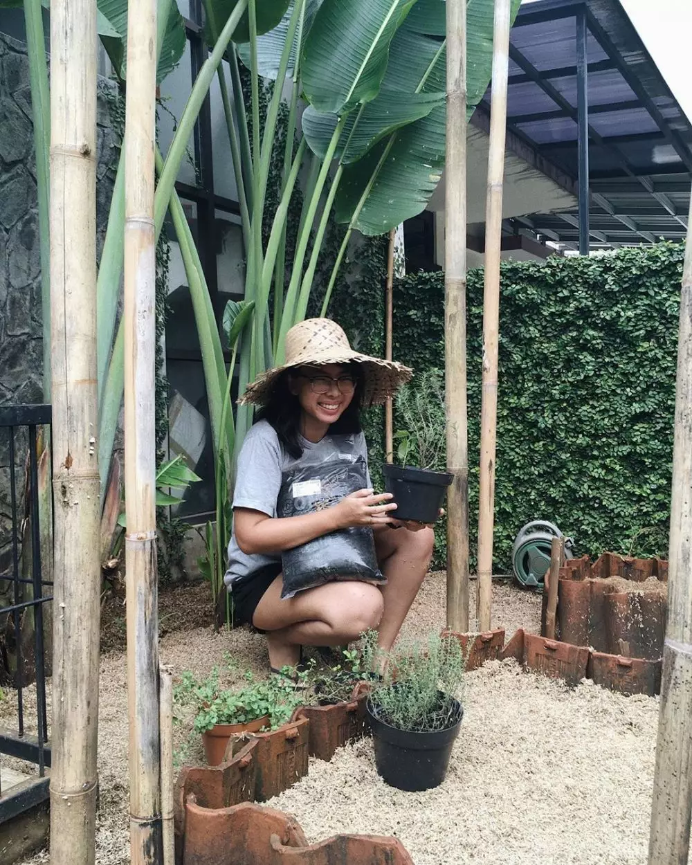 Seleb berkebun © 2020 brilio.net