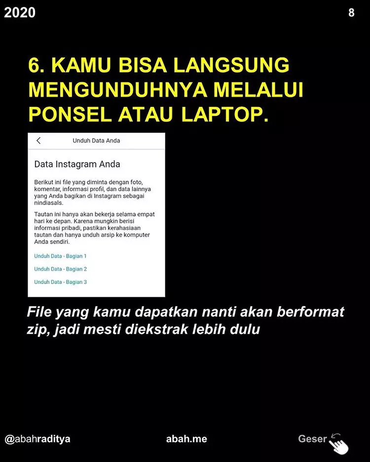 Langkah mengembalikan foto yang sudah dihapus Instagram © 2020 brilio.net