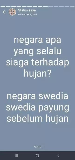 tebakan untuk status Whatsapp © 2021 brilio.net