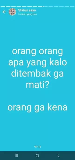 tebakan untuk status Whatsapp © 2021 brilio.net