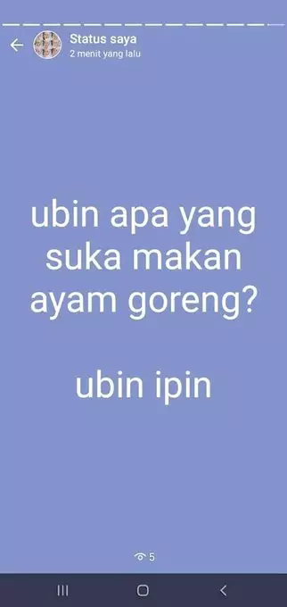 tebakan untuk status Whatsapp © 2021 brilio.net