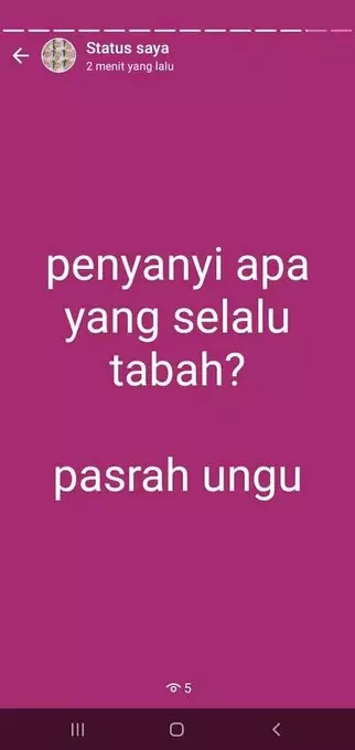 tebakan untuk status Whatsapp © 2021 brilio.net