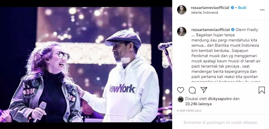 kenangan glenn dan reza  © 2020 brilio.net