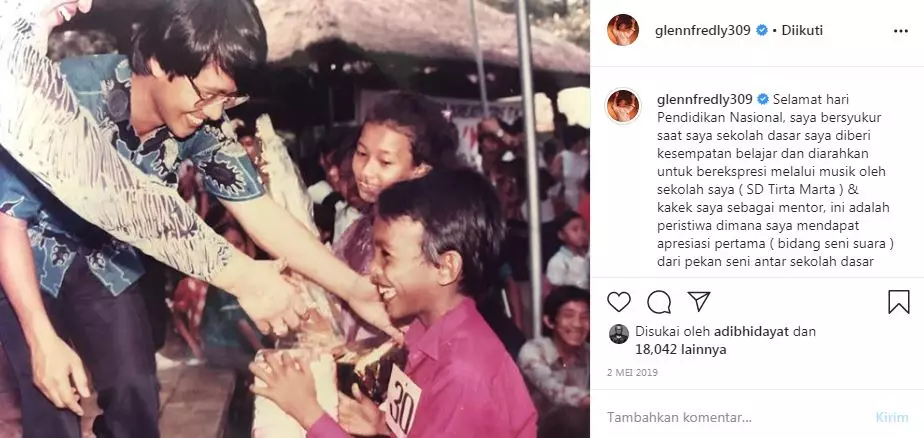 kenangan glenn dan reza  © 2020 brilio.net