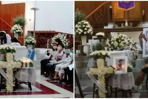 9 Momen ibadah pelepasan jenazah Glenn Fredly, penuh haru