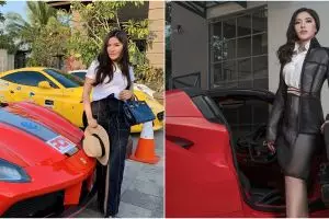Viral bagi makanan pakai Ferrari, ini 5 fakta Shandy Purnamasari