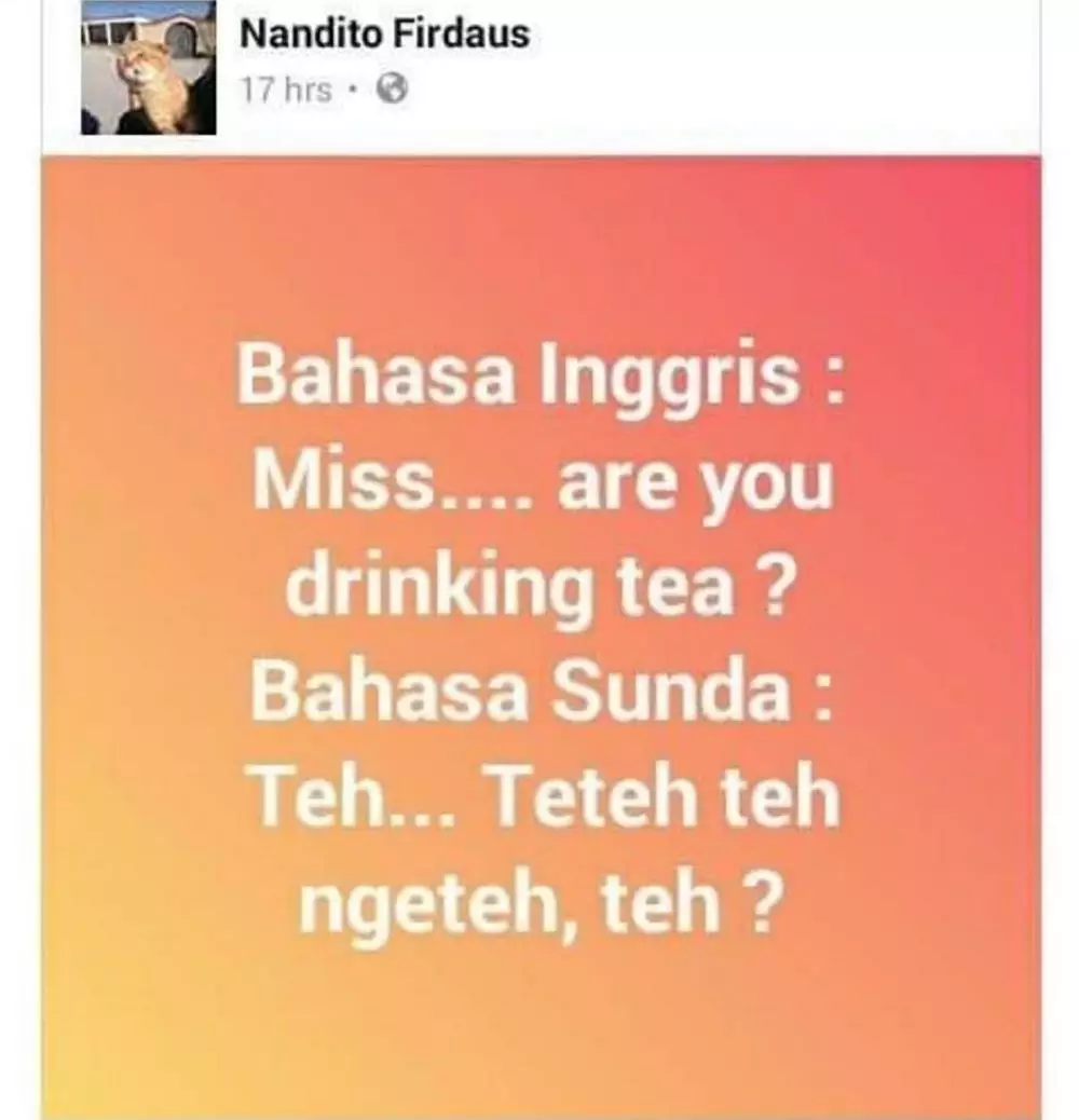 status FB lucu salah bahasa kocak © 2020 instagram.com