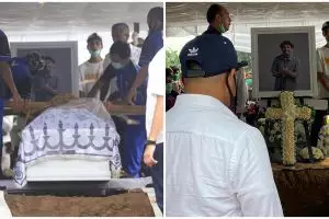 11 Potret suasana pemakaman Glenn Fredly, penuh haru