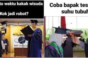 10 Meme wisuda saat lockdown ini wakili isi hati mahasiswa