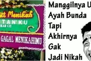 9 Meme lucu gagal nikah ini getirnya bikin senyum kecut