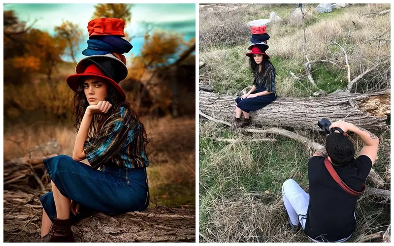 Potret ini hasilnya keren meski latar belakangnya biasa Instagram/@geoleon Potret ini hasilnya keren meski latar belakangnya biasa Instagram/@geoleon