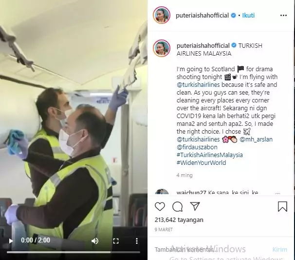 Artis Malaysia positif corona Instagram Artis Malaysia positif corona Instagram