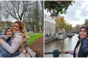 Jarang tersorot, ini 7 potret kedekatan Amanda Rawles dan sang ibu