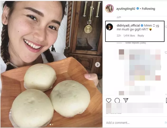 Ayu Ting Ting komentar Didi Riyadi instagram