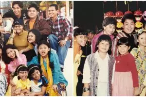 Beda penampilan 7 pemain Lenong Bocah 90-an dulu vs kini