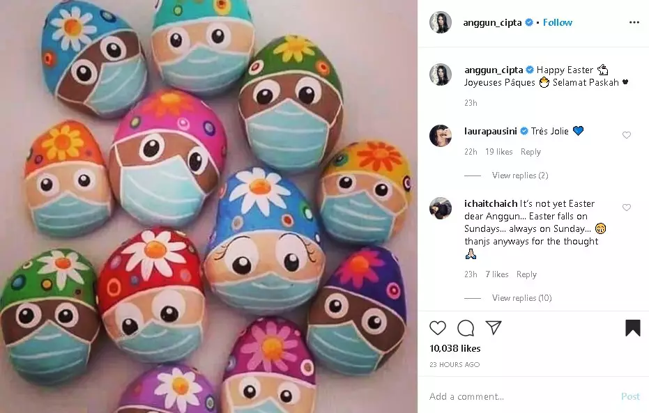 Seleb ini merayakan Paskah di rumah Berbagai sumber Seleb ini merayakan Paskah di rumah Berbagai sumber