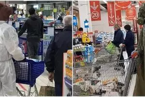 Alasan keamanan, 10 atribut pembeli di supermarket ini kocak abis